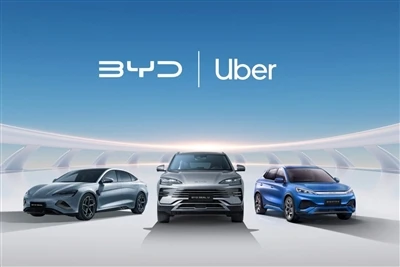 BYD і Uber співпрацюють для впровадження 100000 електромобілів у всьому світі